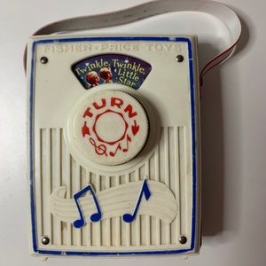Vintage Fisher Price Music Box Pocket Radio